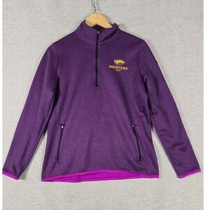 Nike Golf UWSP Pointers Womens Large Purple Therma-Fit 1/4 Zip Jacket Pullover